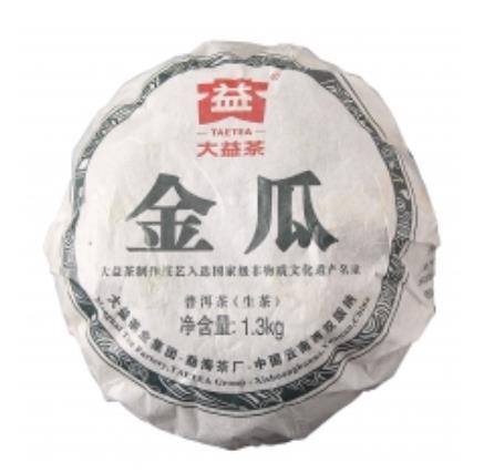2009 DaYi "Jin Gua" (Golden Melon) Ball 1300g Puerh Sheng Cha Raw Tea