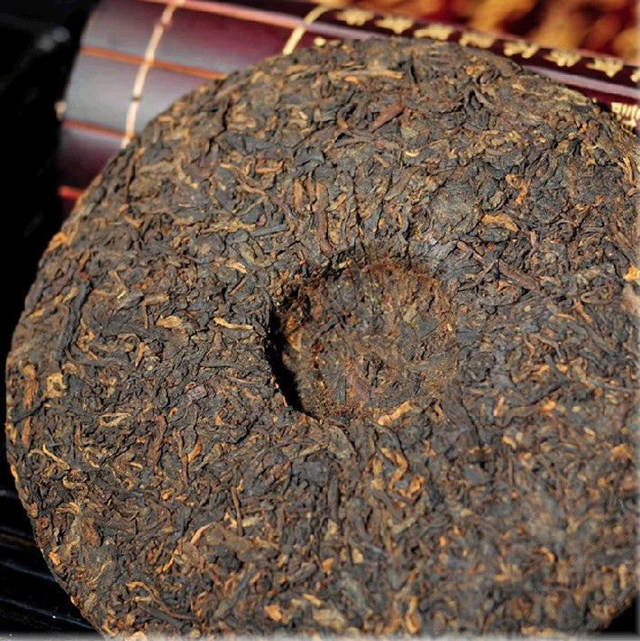 2005 DaYi "0562" Cake 357g Puerh Shou Cha Ripe Tea