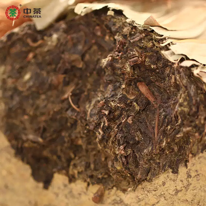 2024 CNNP "Hua Juan Cha - Bai Liang" (Floral Roll Tea - Hundred Taels Tea - 3625g) Basket + Cotton Bag, Pillar Tea, Dark Tea, Hunan Province.