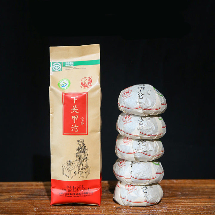 2022 Xiaguan "Jia Tuo - 120 Year's Commemoration Version" 100g*5pcs Puerh Raw Tea Sheng Cha