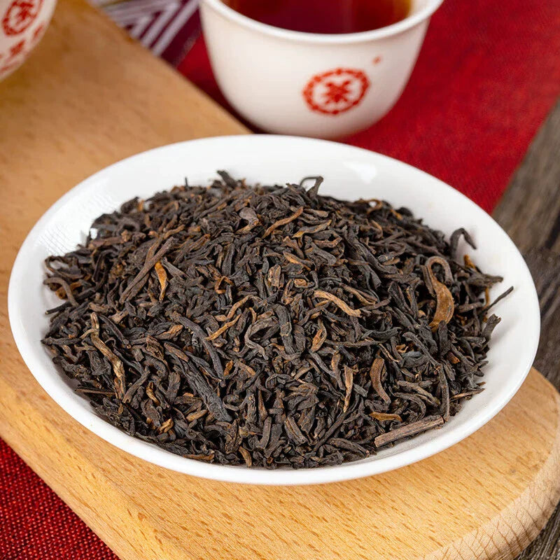 2023 CNNP Liu Bao "Gong Ti Guan - Zi Guan - Te Ji" (Gongti Can - Purple Can - Special Grade - Aged from 2019) Liu Pao Tea, 250g/Tin Liubao, Dark Tea,  Wuzhou, Guangxi
