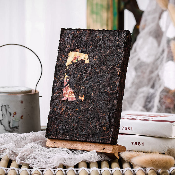 2018 CNNP Puerh "7581" Brick 250g Puerh Ripe Tea Shou Cha