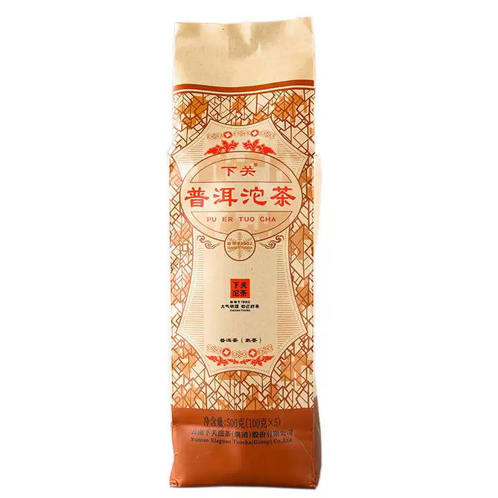 2025 XiaGuan "Xiao Fa" Tuo 100g*5pcs Puerh Ripe Tea Shou Cha