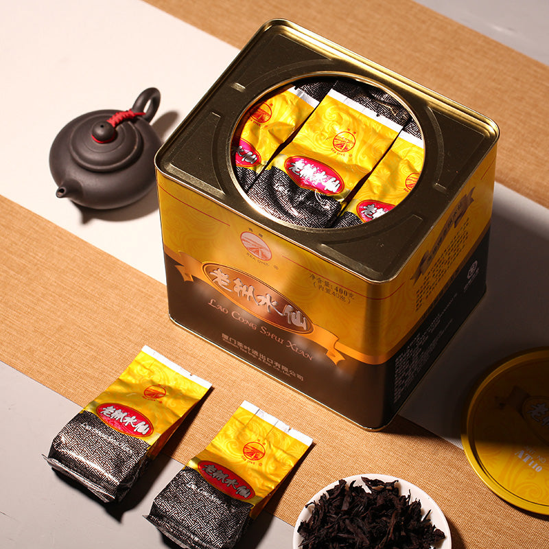 2025 Sea Dyke "Lao Cong Shui Xian - AT110" (Old Tree Shuixian) 1st Grade, 400g/Tin, Wuyi Yancha, Rock / Cliff Oolong Tea