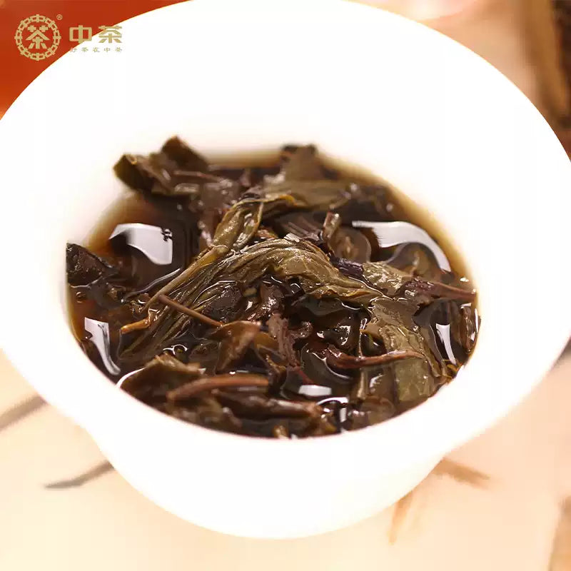2024 CNNP "Hua Juan Cha - Bai Liang" (Floral Roll Tea - Hundred Taels Tea - 3625g) Basket + Cotton Bag, Pillar Tea, Dark Tea, Hunan Province.