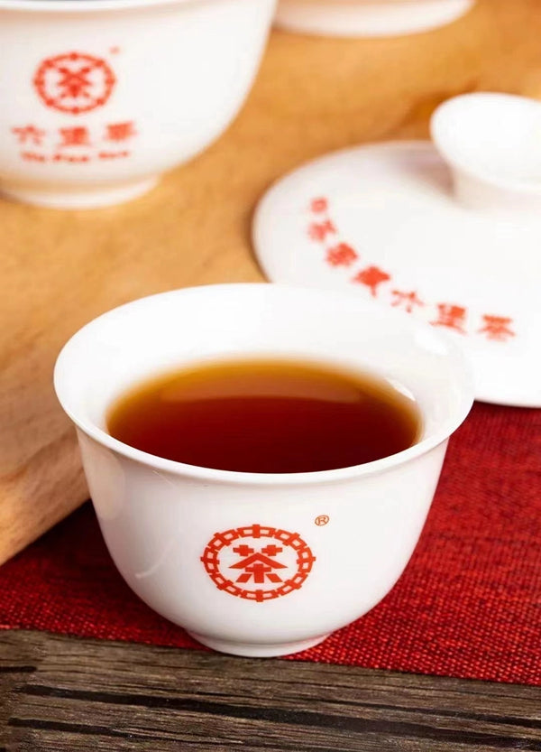 2023 CNNP Liu Bao "Gong Ti Guan - Zi Guan - Te Ji" (Gongti Can - Purple Can - Special Grade - Aged from 2019) Liu Pao Tea, 250g/Tin Liubao, Dark Tea,  Wuzhou, Guangxi