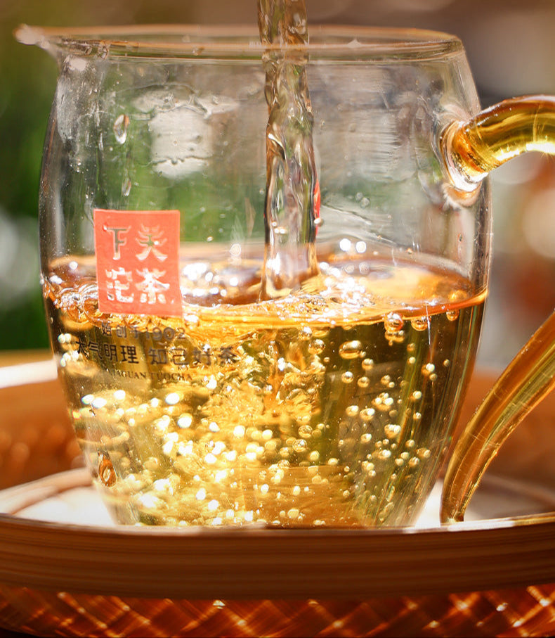 2025 XiaGuan "Bai Ying Shan · Mi Jing - Long Zhu" (Baiying Mountain · Secret Place ~ LinCang Region - Dragon Ball) Tuo 160g/Box Puerh Raw Tea Sheng Cha