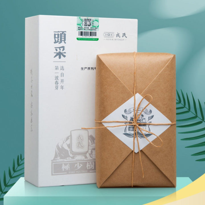 2022 MengKu RongShi "Tou Cai - Ji Shao Shu" (1st Picking - Rare Tree) Cake 8g / 357g 100g, Loose Leaf 100g / Cylinder 600g Puerh Raw Tea Sheng Cha