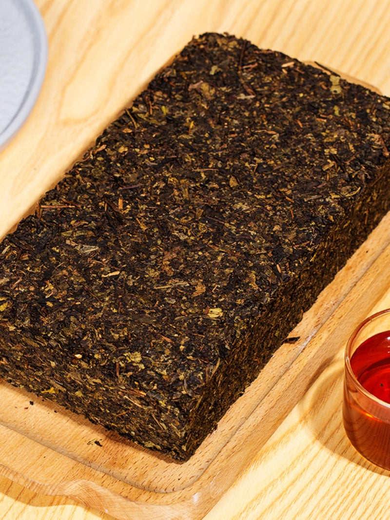 2011, 2012, 2013, 2014, 2015, 2016, 2017, 2018, 2019, 2020 JingWei Fu Tea "Jing Dian 1368" (Classical 1368) Brick 900g Dark Tea, Fu Cha, ShaanXi