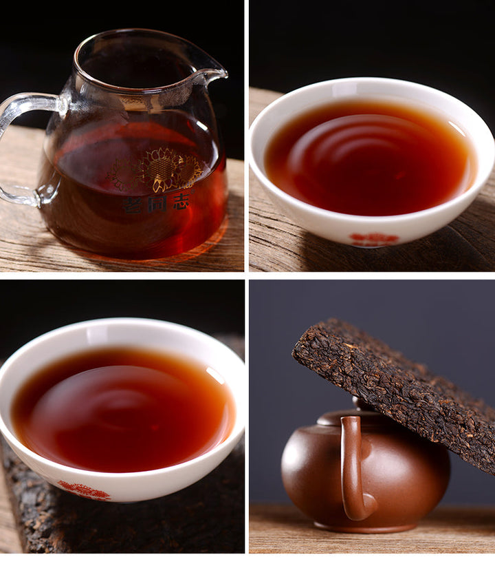 2018 LaoTongZhi "9908 - Cha Tou Lao Zhuan" ( LaoChaTou Brick ) 500g Puerh Ripe Tea Shou Cha