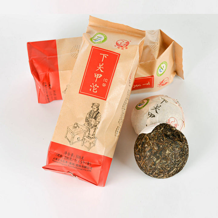 2020 Xiaguan "Jia Tuo" 100g*5pcs Puerh Raw Tea Sheng Cha