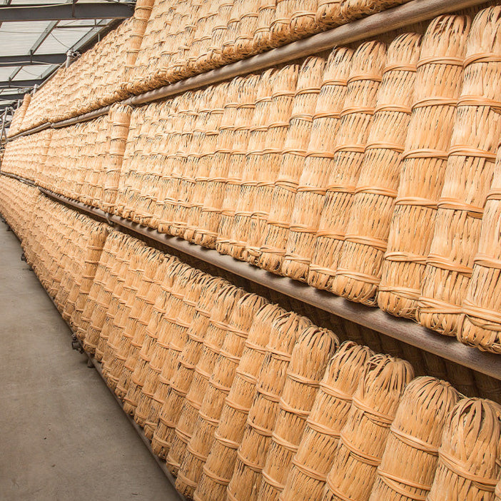 2024 CNNP "Hua Juan Cha - Bai Liang" (Floral Roll Tea - Hundred Taels Tea - 3625g) Basket + Cotton Bag, Pillar Tea, Dark Tea, Hunan Province.
