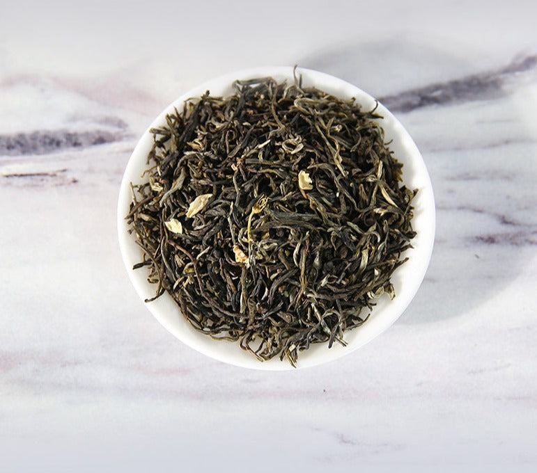2025 XiaGuan "Mo Li Hua Cha" (Jasmine Flower Green Tea) Loose Leaf, 250g, Yunnan Province.