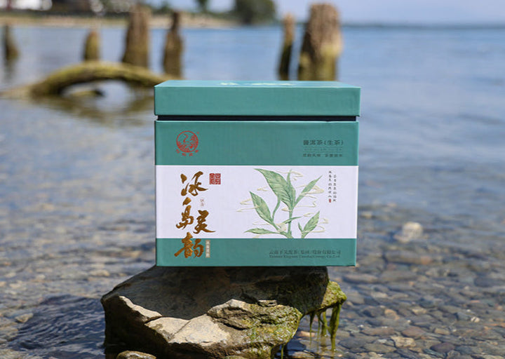 2025 Xiaguan "Bing Dao Ling Yun" (Spirit of BingDao - 5 Villages of DiJie + NanPo + BingDaoLaoZhai + BaWai + NuoWu) Cake 357g Puerh Raw Tea Sheng Cha