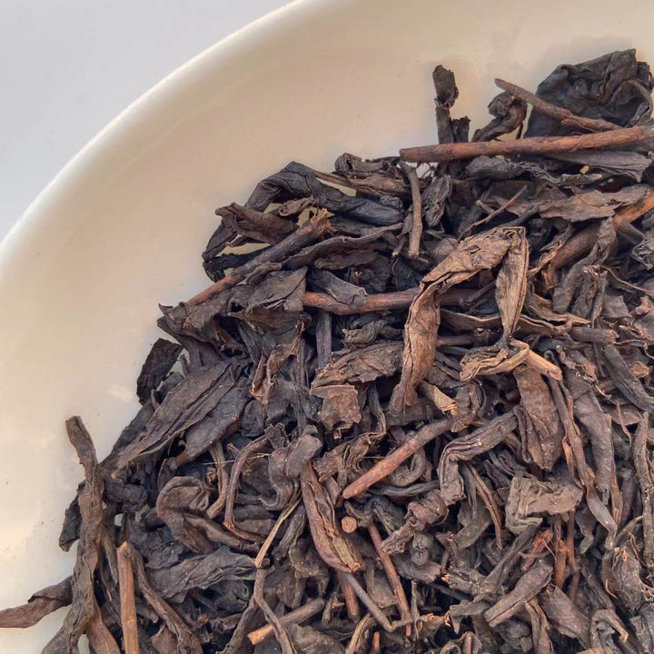 90's Wuzhou "Liu Bao"(Liubao A+ Grade) 850g Loose Leaf Dark Tea, Guangxi Province.