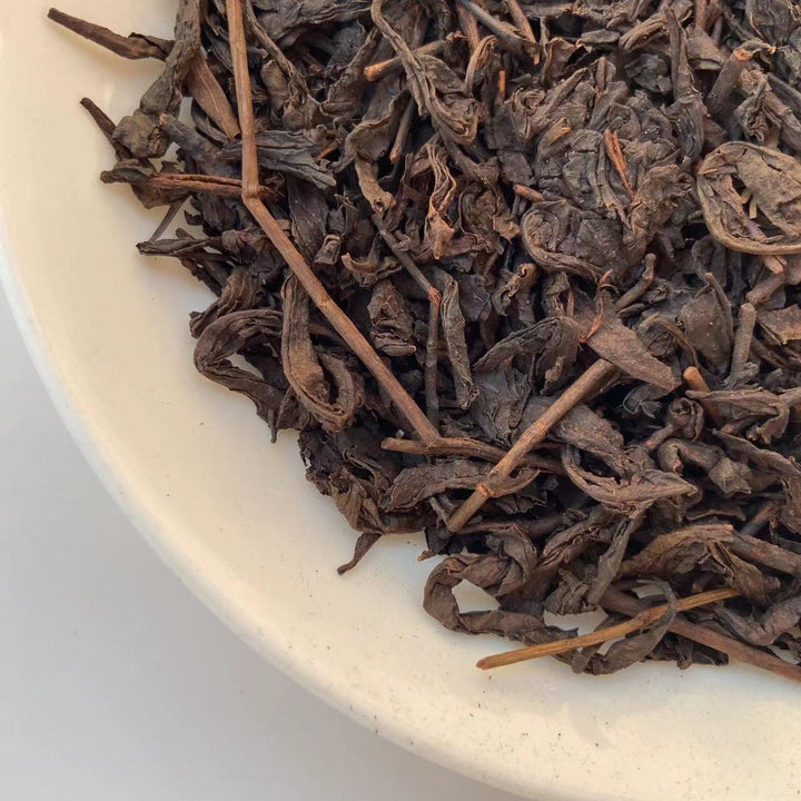 90's Wuzhou "Liu Bao"(Liubao A+ Grade) 850g Loose Leaf Dark Tea, Guangxi Province.