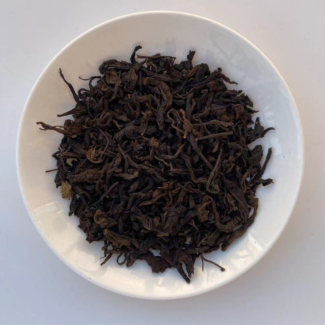 80's Wuzhou "Liu Bao"(Liubao A+ Grade) 850g Loose Leaf Dark Tea, Guangxi Province.