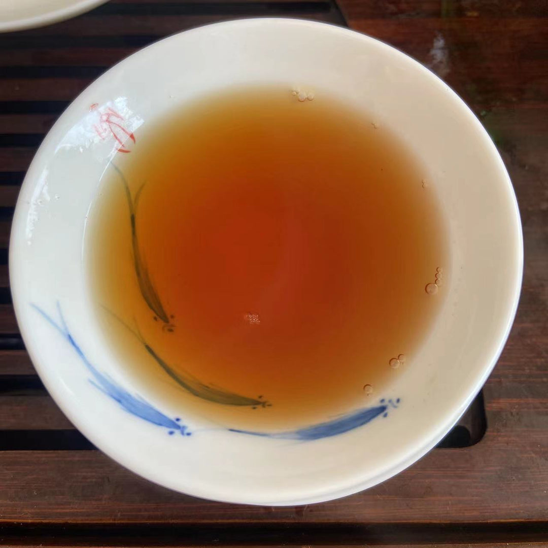 2009 AnHua "Qian Liang Cha" Cake Around 750g, Dark Tea, Hunan Province.