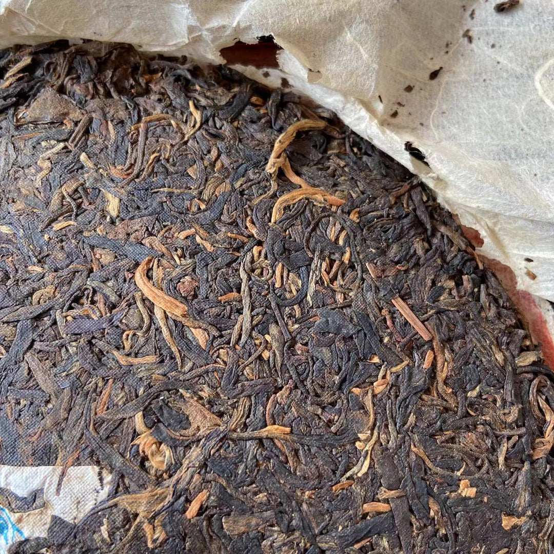 2005 NanQiao "Lan Kong Que" (Blue Peacock - 502 Batch) Cake 357g Puerh Sheng Cha Raw Tea, Meng Hai