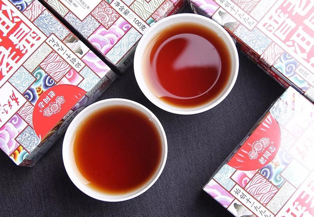 2018 LaoTongZhi Loose Leaf 100g Puerh Ripe Tea Shou Cha