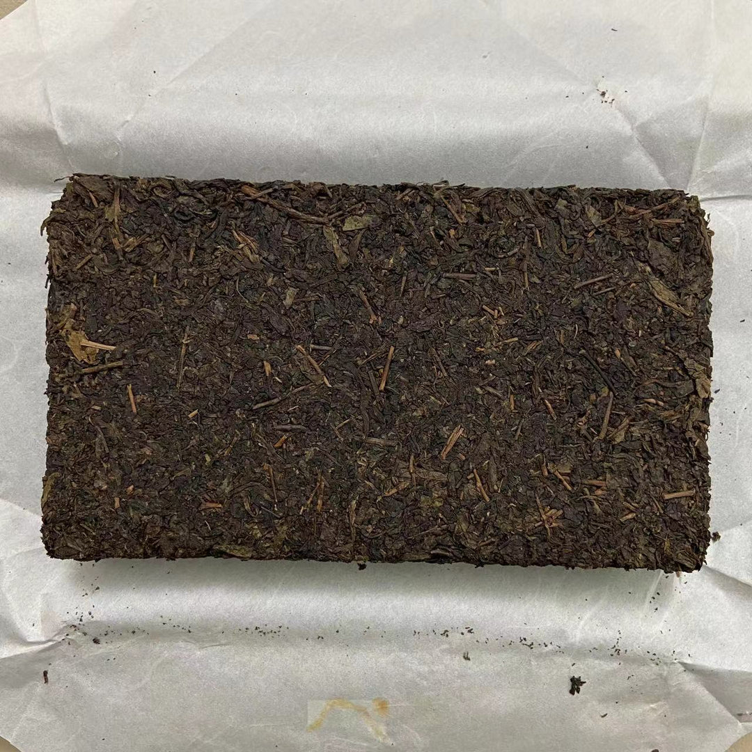 2018 JingWei Fu Tea "Qin Ling Zhi Dian" (The Top of Qingling Mountains) Brick 850g Dark Tea, Fu Cha, ShaanXi