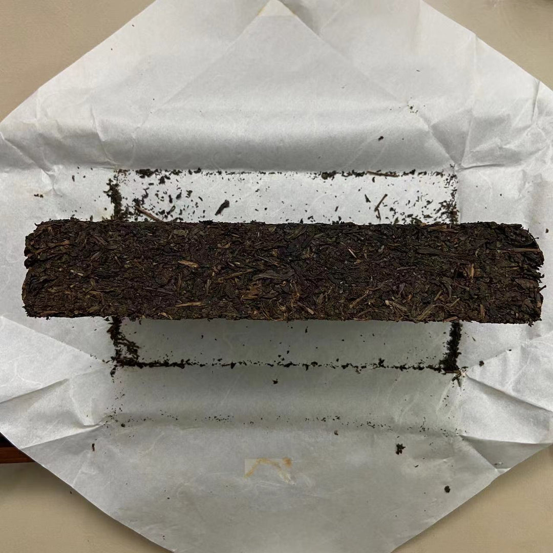 2018 JingWei Fu Tea "Qin Ling Zhi Dian" (The Top of Qingling Mountains) Brick 850g Dark Tea, Fu Cha, ShaanXi