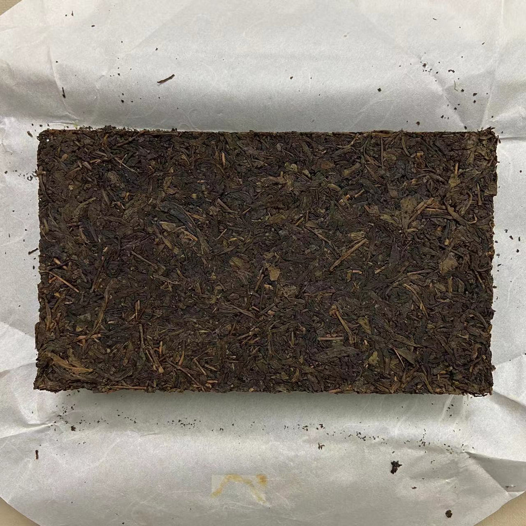2018 JingWei Fu Tea "Qin Ling Zhi Dian" (The Top of Qingling Mountains) Brick 850g Dark Tea, Fu Cha, ShaanXi