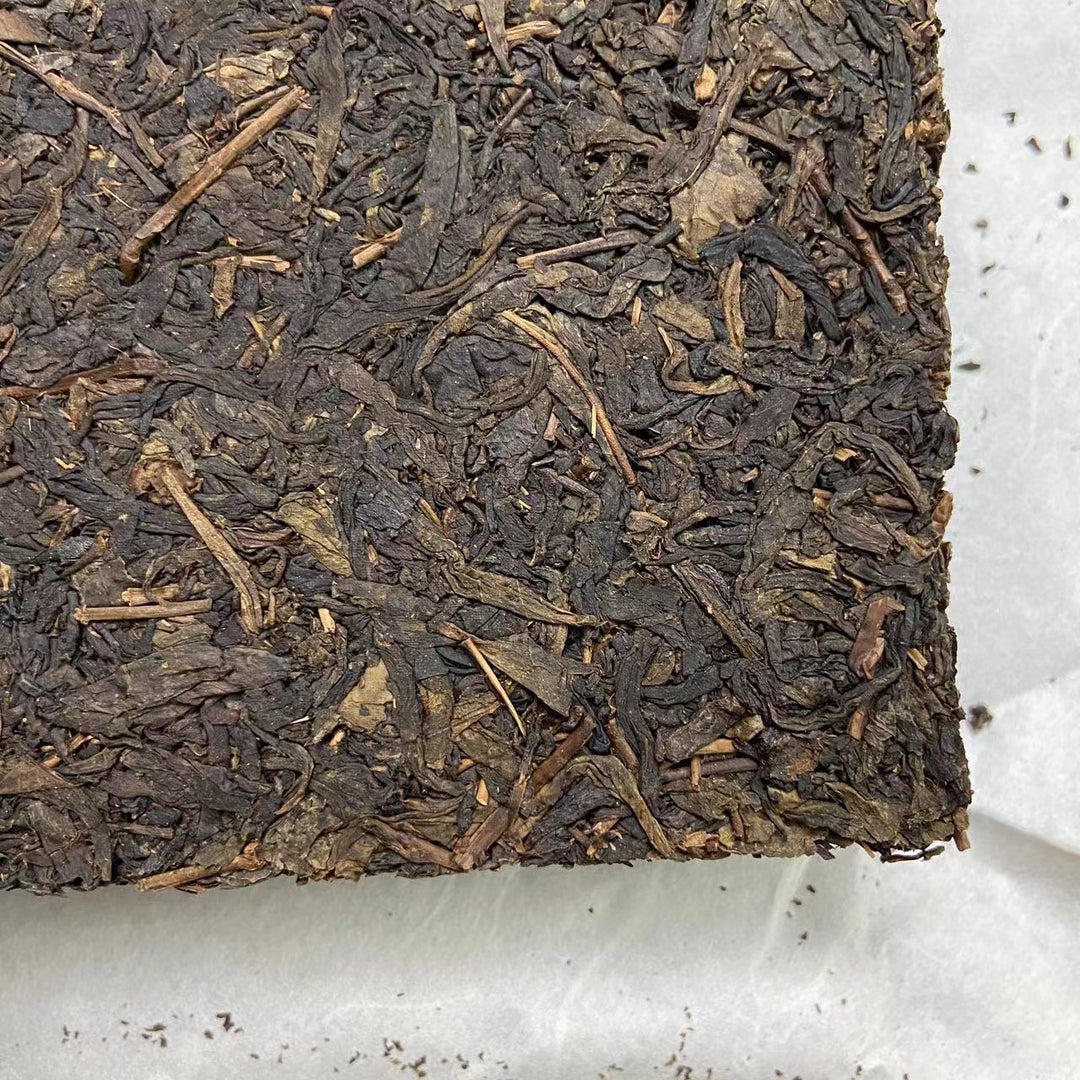 2018 JingWei Fu Tea "Qin Ling Zhi Dian" (The Top of Qingling Mountains) Brick 850g Dark Tea, Fu Cha, ShaanXi