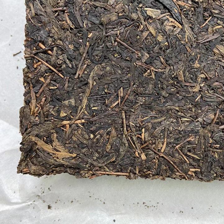 2018 JingWei Fu Tea "Qin Ling Zhi Dian" (The Top of Qingling Mountains) Brick 850g Dark Tea, Fu Cha, ShaanXi