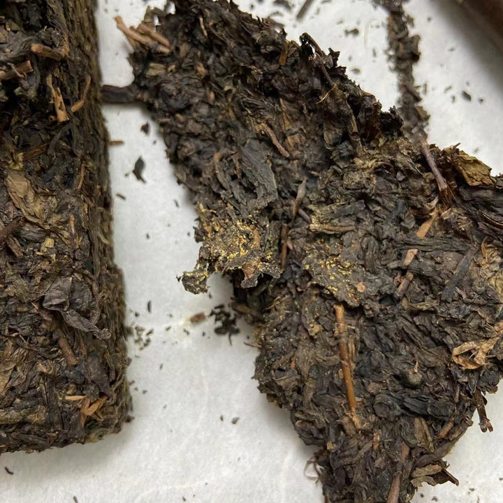 2018 JingWei Fu Tea "Qin Ling Zhi Dian" (The Top of Qingling Mountains) Brick 850g Dark Tea, Fu Cha, ShaanXi