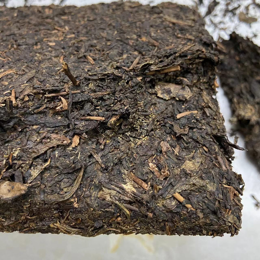 2018 JingWei Fu Tea "Qin Ling Zhi Dian" (The Top of Qingling Mountains) Brick 850g Dark Tea, Fu Cha, ShaanXi