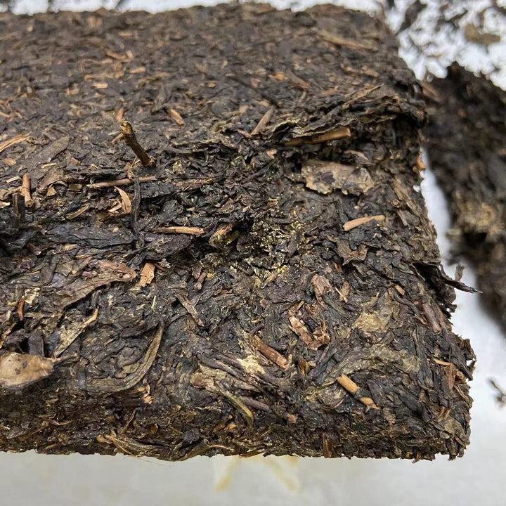 2018 JingWei Fu Tea "Qin Ling Zhi Dian" (The Top of Qingling Mountains) Brick 850g Dark Tea, Fu Cha, ShaanXi