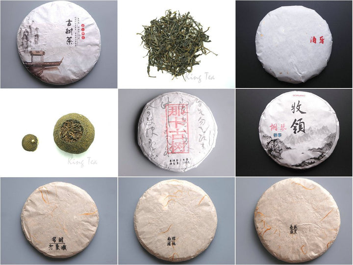 TMK Sample Set 5 kinds of Puerh Ripe Tea Shou Cha around 95-100g