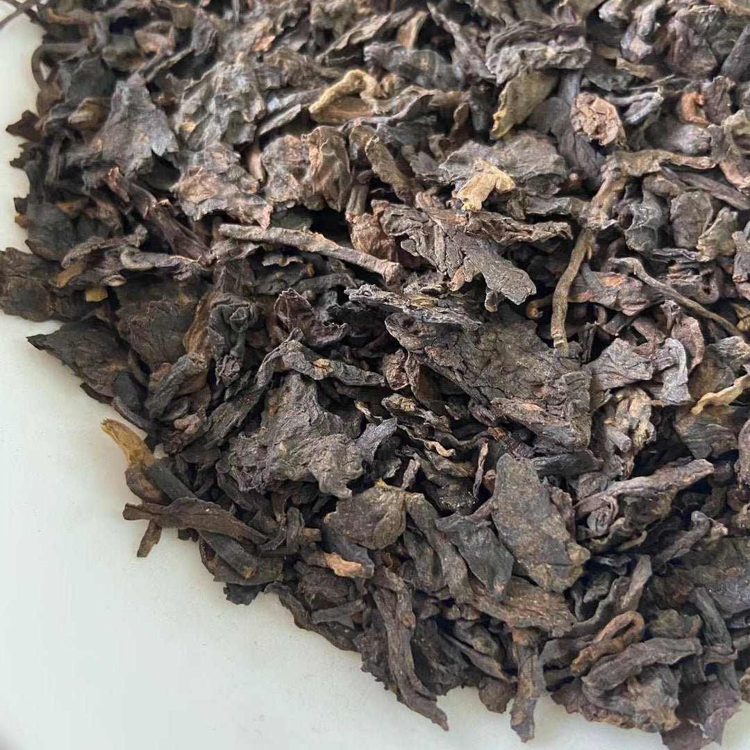 2004 TMK "Wu Ming" (Nameless) Pried Loose Leaf Puerh Ripe Tea Shou Cha