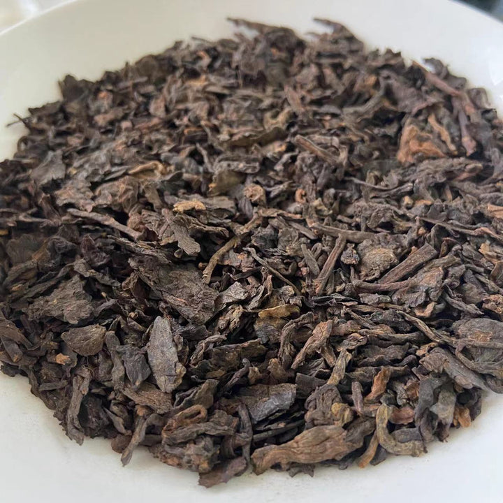2004 TMK "Wu Ming" (Nameless) Pried Loose Leaf Puerh Ripe Tea Shou Cha