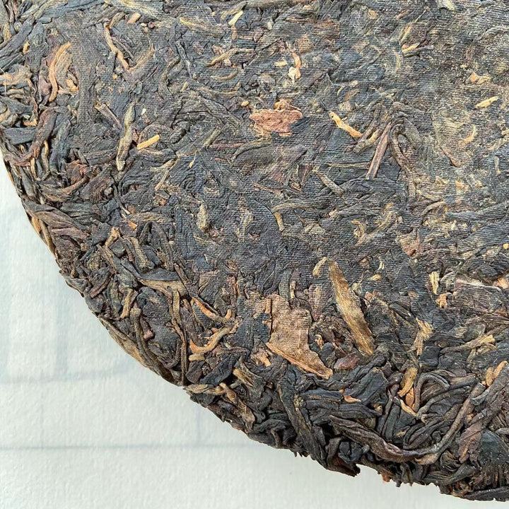 2005 XiaGuan "8673" (Thick Wrapper Simplified Chinese Characters) Cake 357g Puerh Raw Tea Sheng Cha