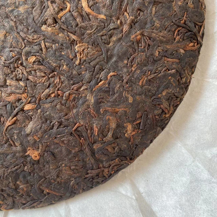 2015 PURE "Yue Man - Jing Mai" (Full Moon - Jingmai) Cake 357g Puerh Shou Cha Ripe Tea