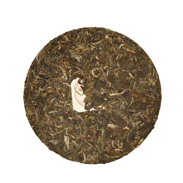 2010 XiaGuan "Bu Lang Yuan Cha" (Bulang Round Cake) 357g Puerh Raw Tea Sheng Cha