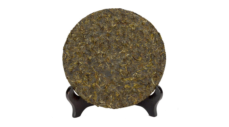 2014 XiaGuan "Lv Se Sheng Tai- Qiao Mu Lao Shu" (Organic - Arbor Old Tree) Cake 357g Puerh Sheng Cha Raw Tea