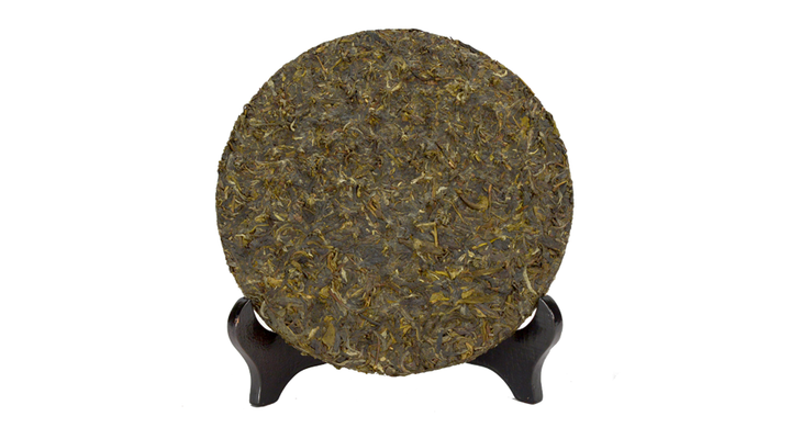2014 XiaGuan "Lv Se Sheng Tai- Qiao Mu Lao Shu" (Organic - Arbor Old Tree) Cake 357g Puerh Sheng Cha Raw Tea