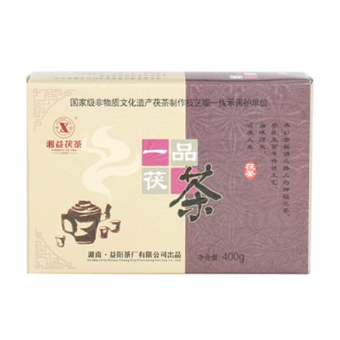 2008 XiangYi Fu Tea "Yi Pin" (1st Grade) Brick 400g Dark Tea, Fu Cha, Hunan