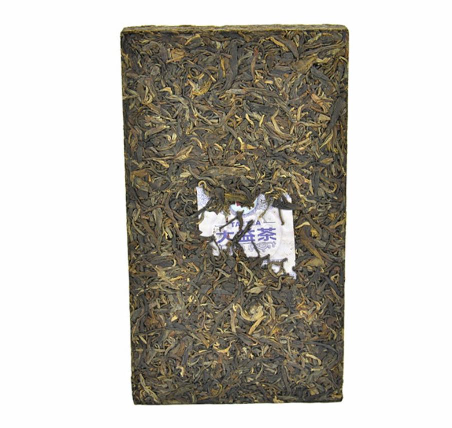 2013 DaYi "Jing Hua Hou Zhuan" (Great Leaf Thick Brick) 1000g Puerh Sheng Cha Raw Tea