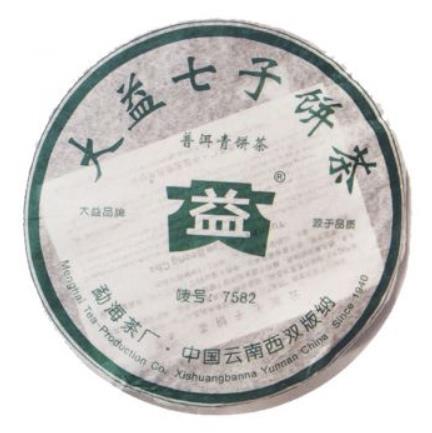 2006 DaYi "7582" Cake 357g Puerh Sheng Cha Raw Tea