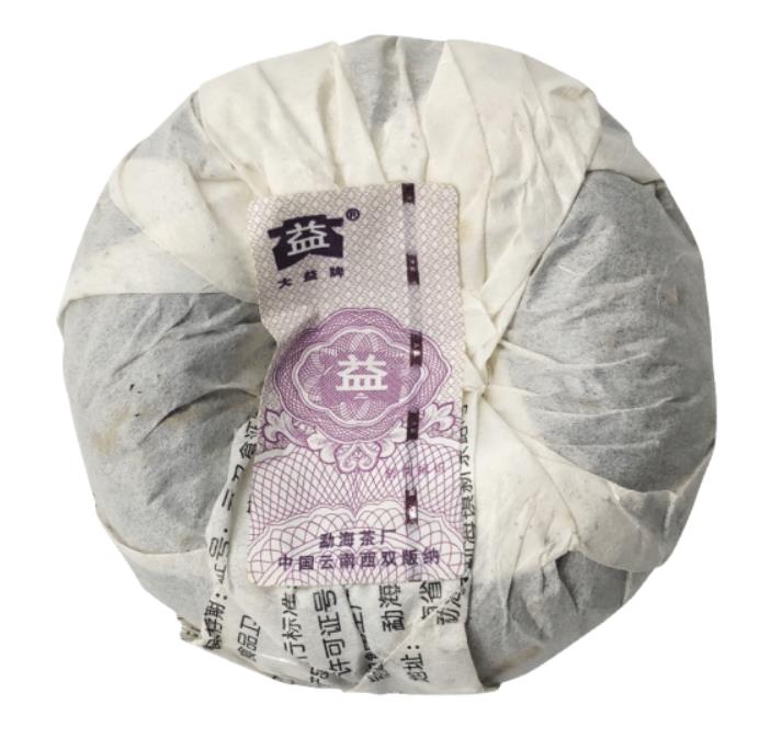 2010 DaYi "Gong Tuo" (Tribute) Tuo 100g Puerh Shou Cha Ripe Tea