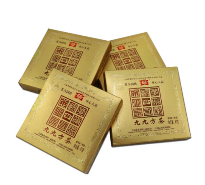 2010 DaYi "Jiu Jiu Fang Zhuan" (Nine Nine Square Brick ) 81g Puerh Shou Cha Ripe Tea