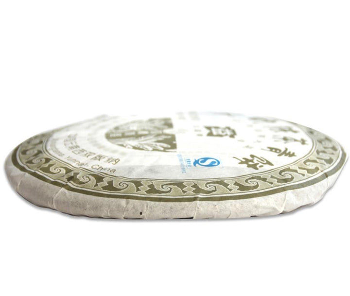 2007 DaYi "Da Ye Chen Cha Qing Bing" (Big Leaf Aged Tea Green Cake) 400g Puerh Sheng Cha Raw Tea