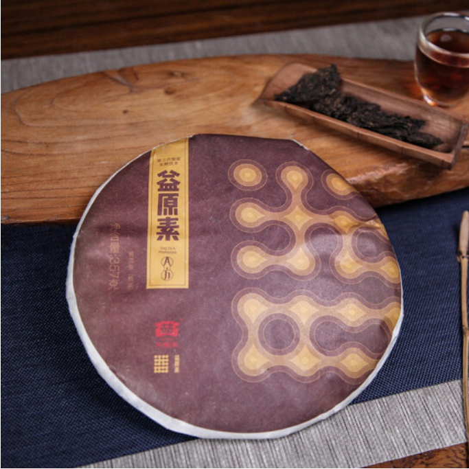 2019 DaYi "Yi Yuan Su" ( Original Beneficial Factors - 2nd Gen.) Cake 357g Puerh Shou Cha Ripe Tea