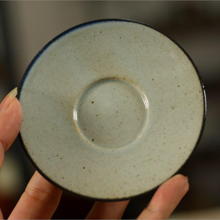 Rustic Blue and White Porcelain Gaiwan, 175cc