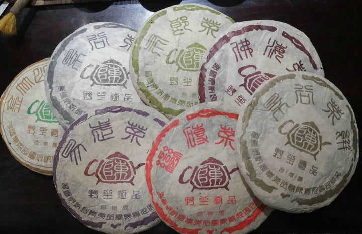 2004 ChangTai "Chang Tai Hao - Ye Sheng Ji Pin - Jin Zhu Shan" ( Wild Premium - Jinzhu Mountain)  Cake 400g Puerh Raw Tea Sheng Cha