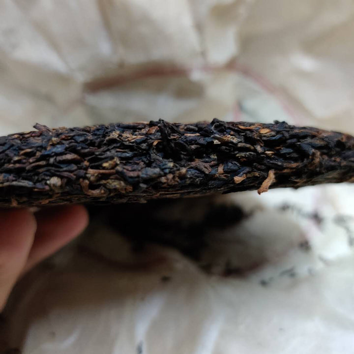 [ Sold Out] 2010 TMK "Jin Ya Gong" (Tribute Golden Bud - Lincang) Cake 357g Puerh Ripe Tea Shou Cha
